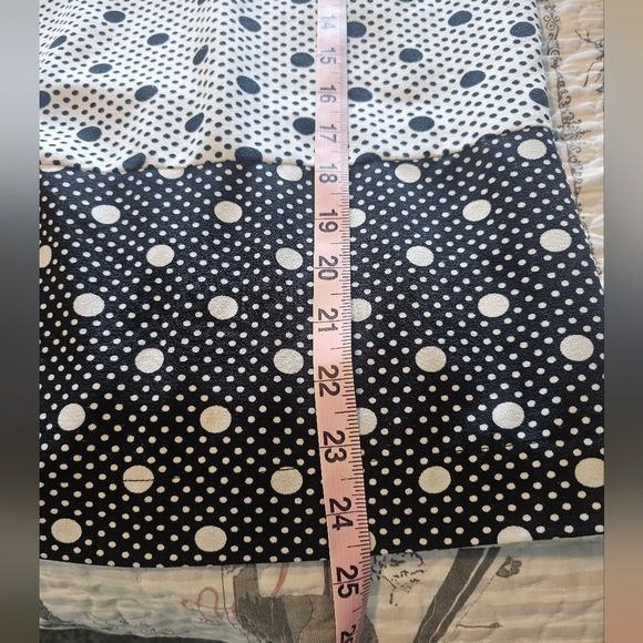 Daniel Rainn Polka Dot Colorblock Blouse Size S - Picture 11 of 11